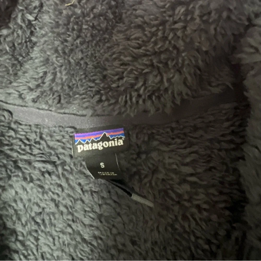 PATAGONIA Women's Los Gatos 1/4 Zip Smolder Blue Gray Small Fleece Coat Pullover - Picture 6 of 8